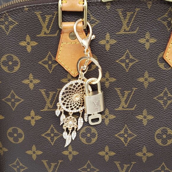 Authentic Louis Vuitton Lock & Key with unbranded Bagcharm, Keycharm, Keychain - Picture 2 of 7
